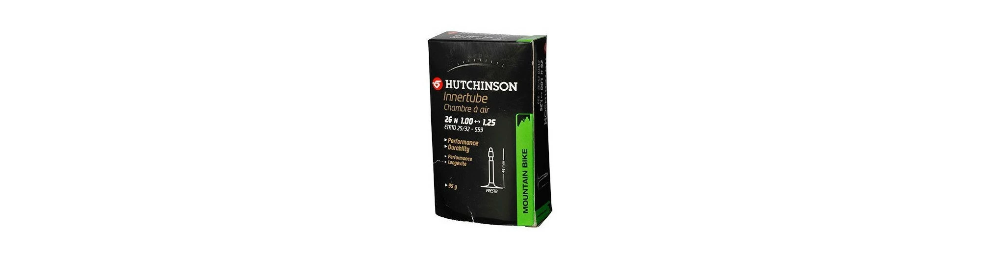 HUTCHINSON Chambre à Air 26x1.00-1.25 Valve Presta 48mm 3 HUTCHINSON Chambre à Air 26x1.00-1.25 Valve Presta 48mm