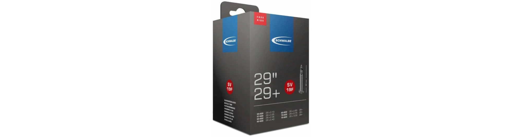 Schwalbe Chambre à Air SV19F Freeride 29" (54/75-622) Valve Presta-40mm 3 Schwalbe Chambre à Air SV19F Freeride 29" (54/75-622) Valve Presta-40mm