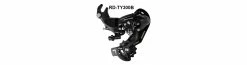 Shimano Dérailleur Tourney RD-TY300 6/7-vitesses
