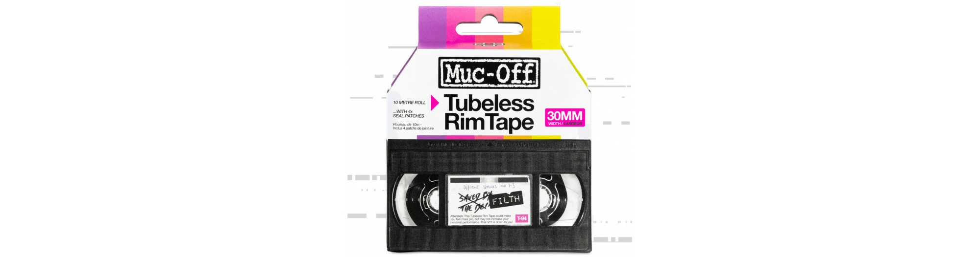 Muc-Off Ruban Adhésif Tubeless RIM TAPE 10M X 30mm 2 Muc-Off Ruban Adhésif Tubeless RIM TAPE 10M X 30mm